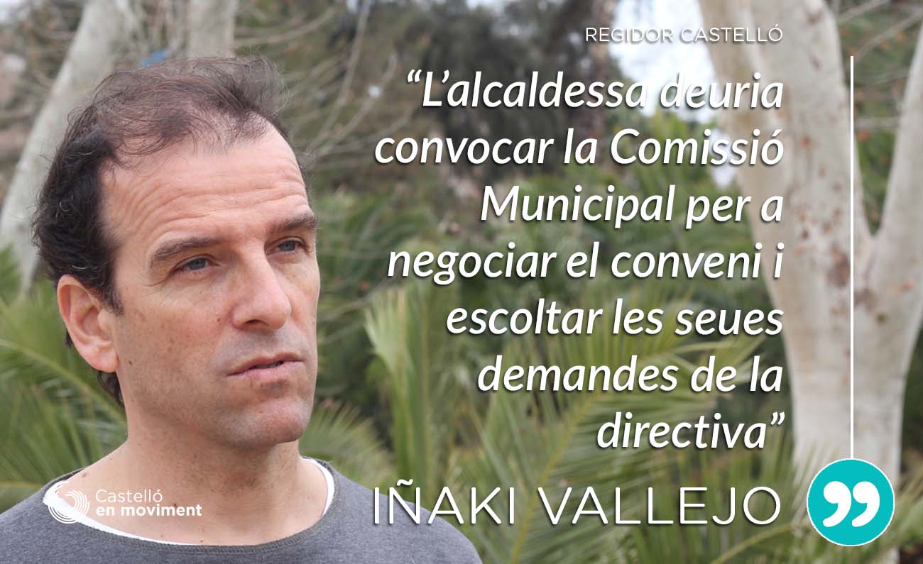 Demanem A L’alcaldessa Que Accelere La Negociació Del Conveni De Castalia Abans D’iniciar Les Reformes